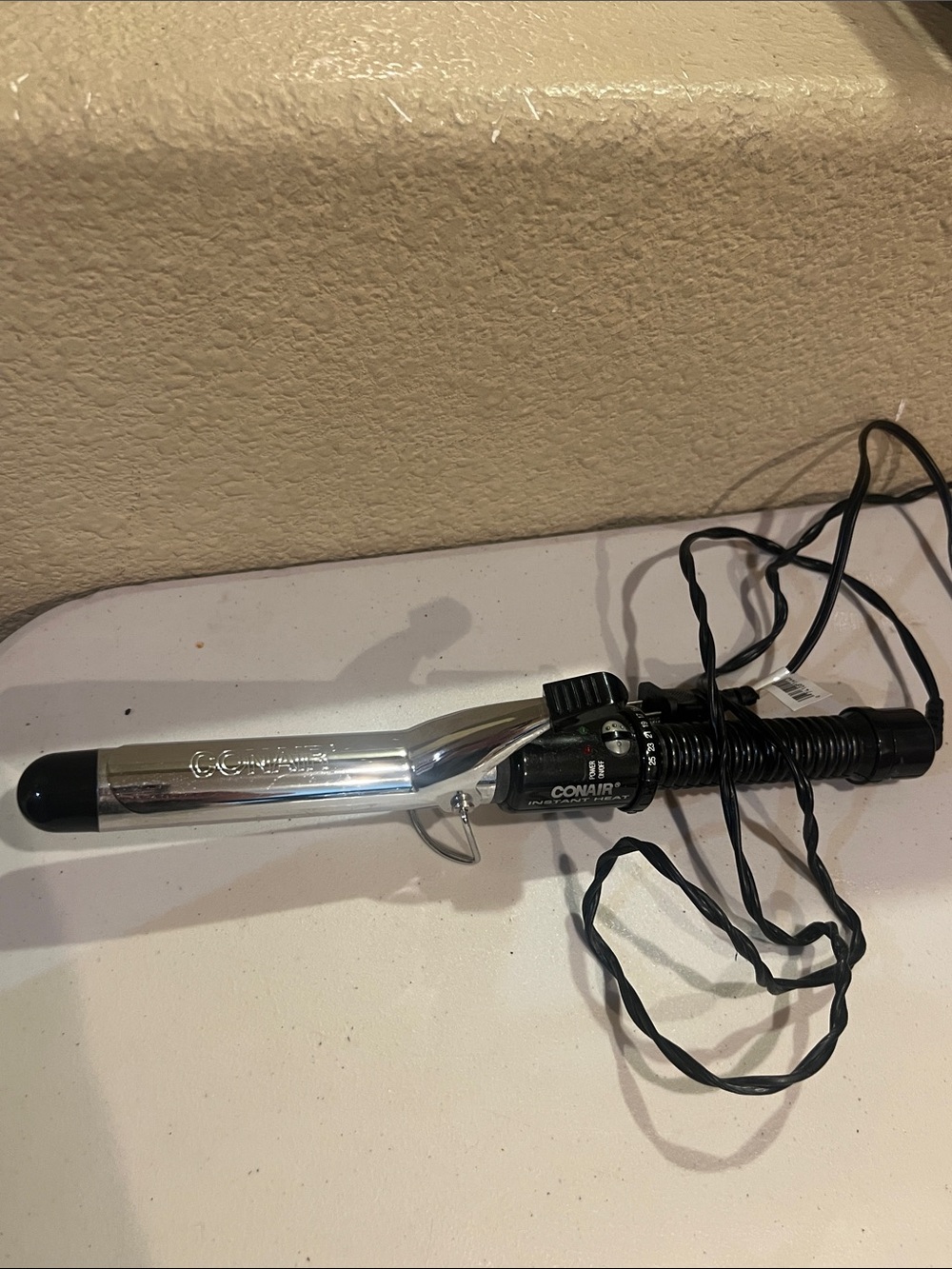 Consist Silver Curling Iron - Black Handle